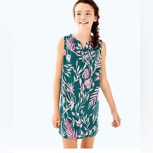 Lilly Pulitzer Mini Essie Dress Tidal Wave It’s Prime Time print monkeys tropic